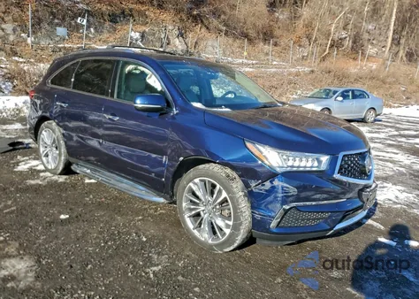 2017 Acura Mdx Technology из США, поврежденный, VIN 5FRYD4H59HB032682